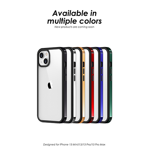 Sjajna metalna ivica sa TPU telefonom